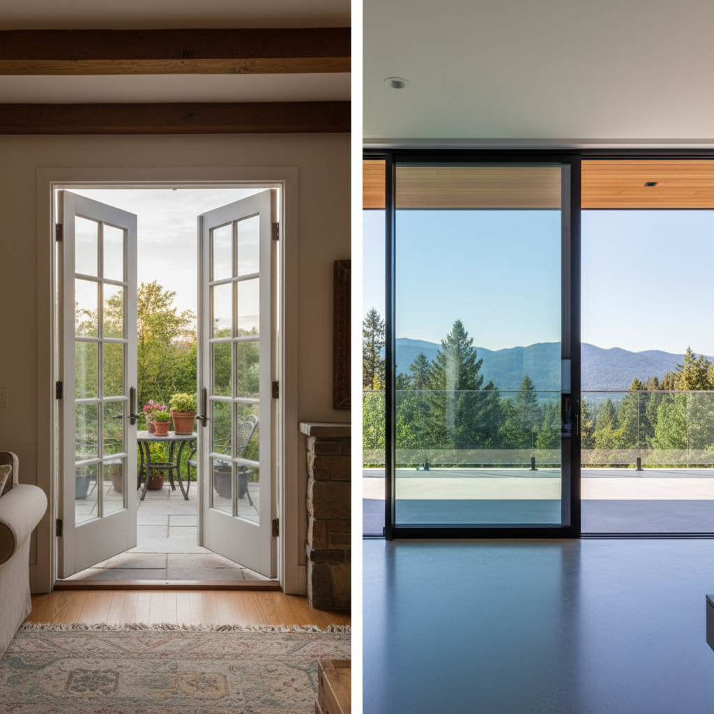Aesthetic Appeal and Design Versatility French Doors vs. Sliding Doors