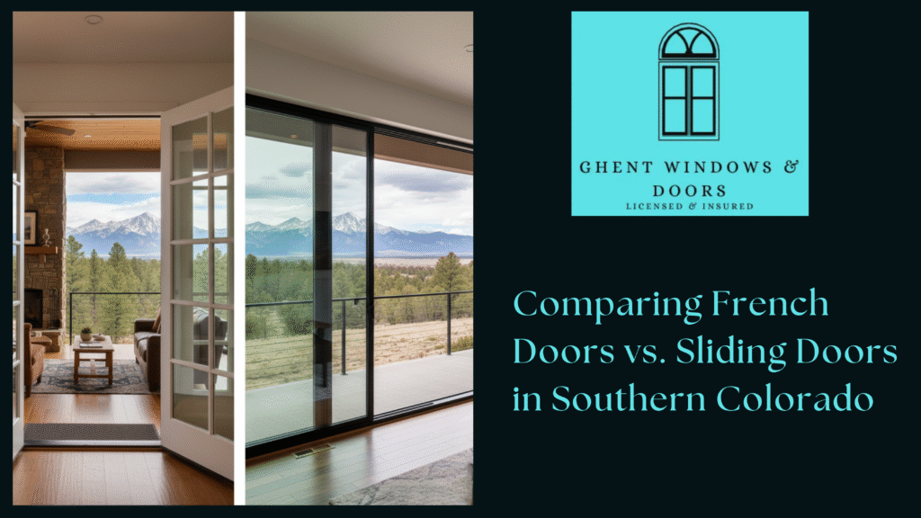 Comparing French Doors vs. Sliding Doors in Southern Colorado
