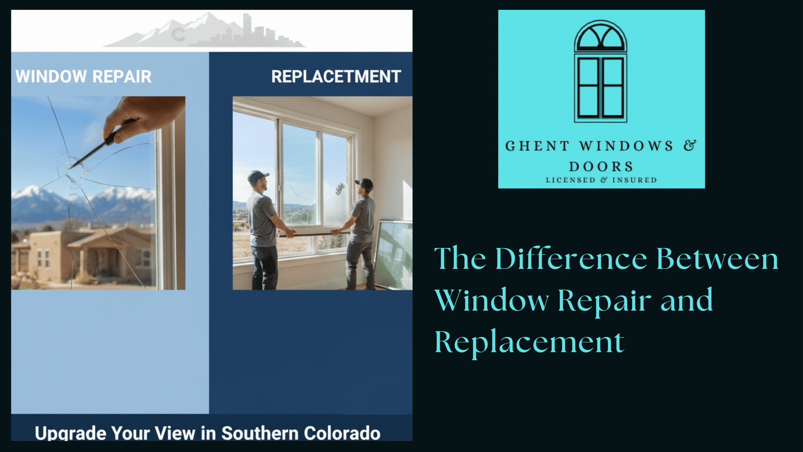 The Difference Between Window Repair and Replacement