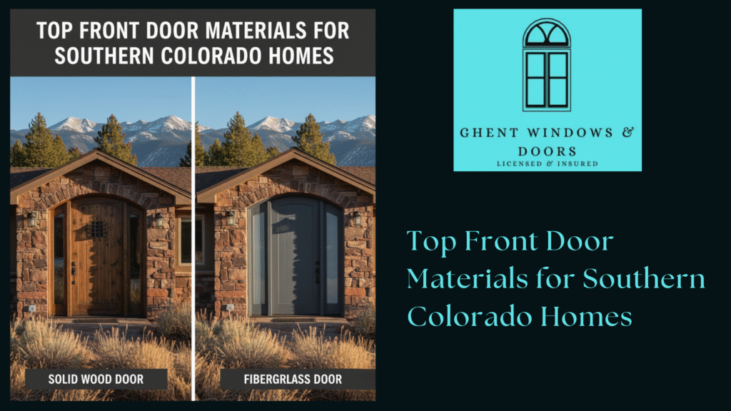 Top Front Door Materials for Southern Colorado Homes