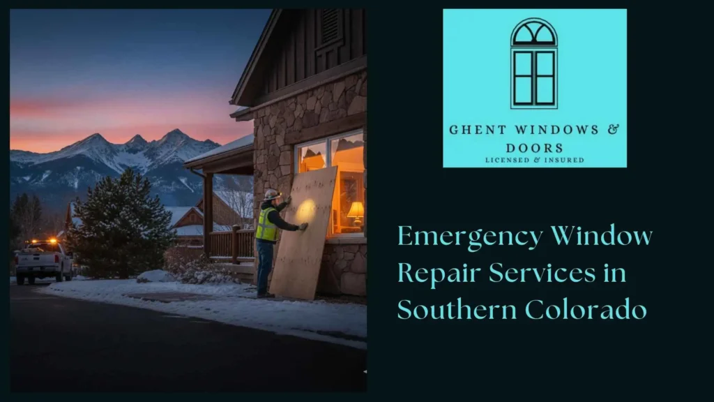 Emergency Window Repair Services in Southern Colorado