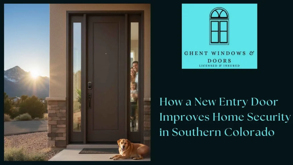 How a New Entry Door Improves Home Security in Southern Colorado