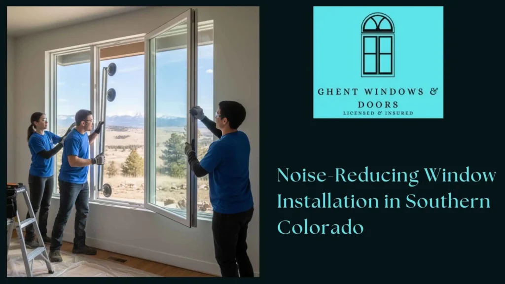Noise Reducing Window Installation in Southern Colorado