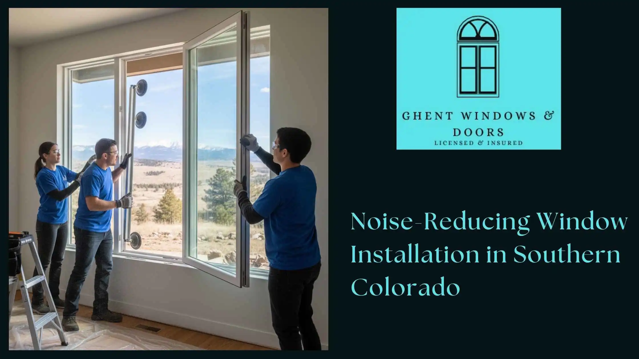 Noise Reducing Window Installation in Southern Colorado
