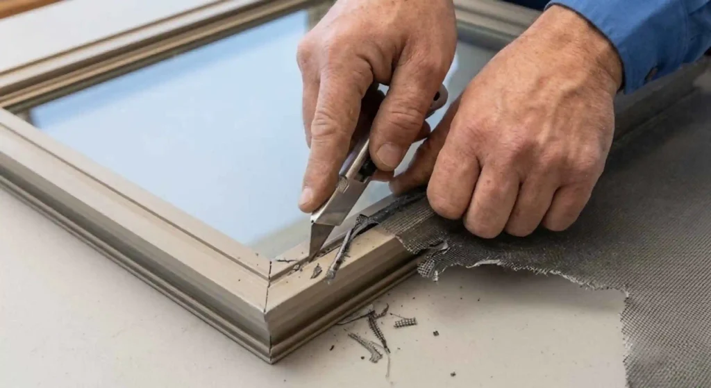 screen replacement process