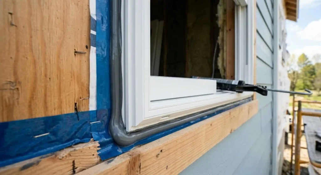 sealed window edges