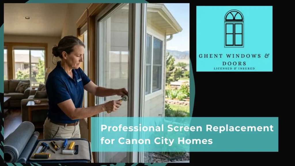 Professional Screen Replacement for Canon City Homes