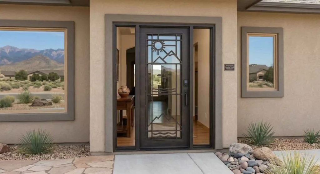 Completed secure front door replacement at Pueblo West residence