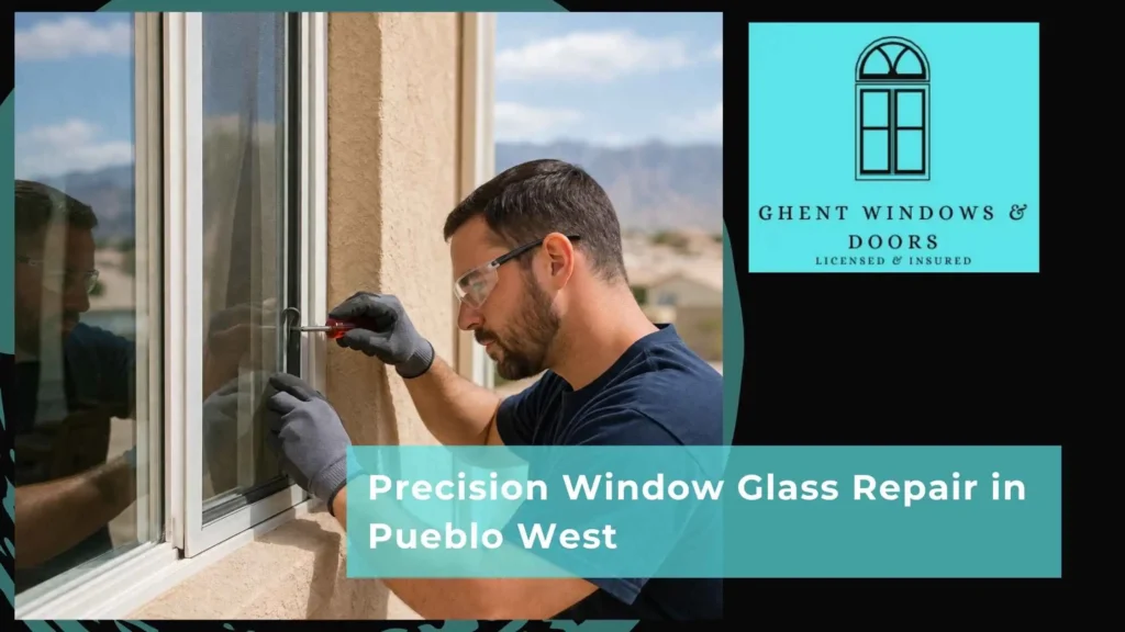 Precision Window Glass Repair in Pueblo West
